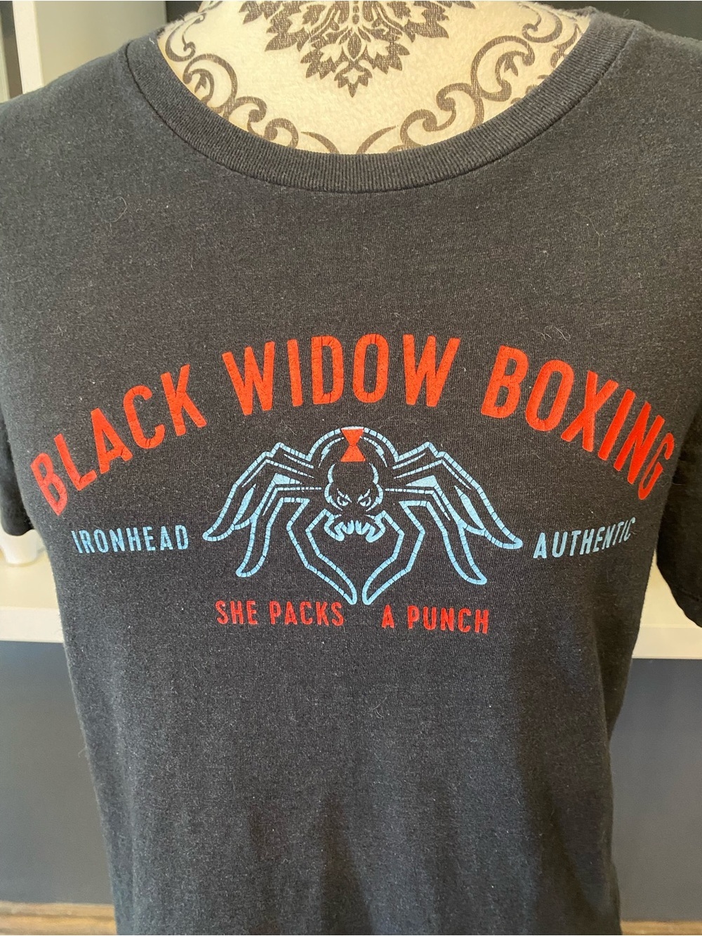 Ironhead Women’s Black Crew Neck T-Shirt